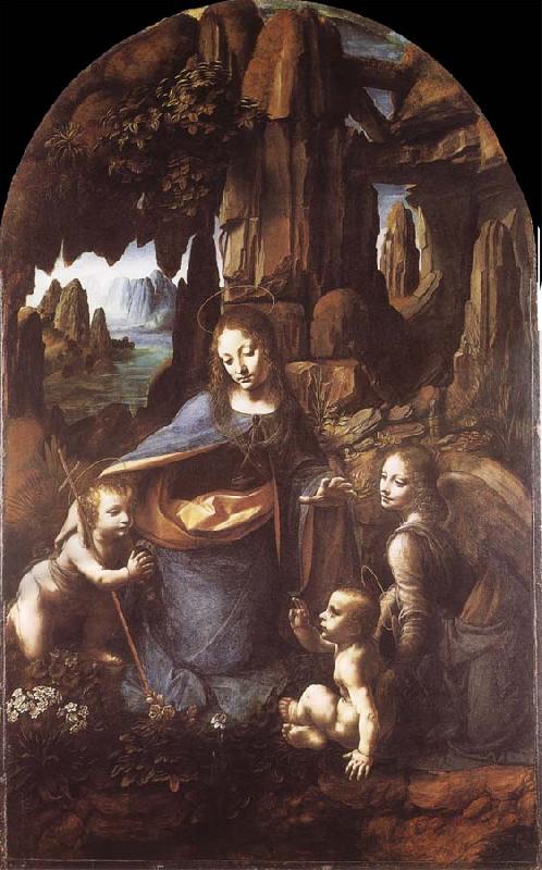 LEONARDO da Vinci Madonna in the rock grottos
